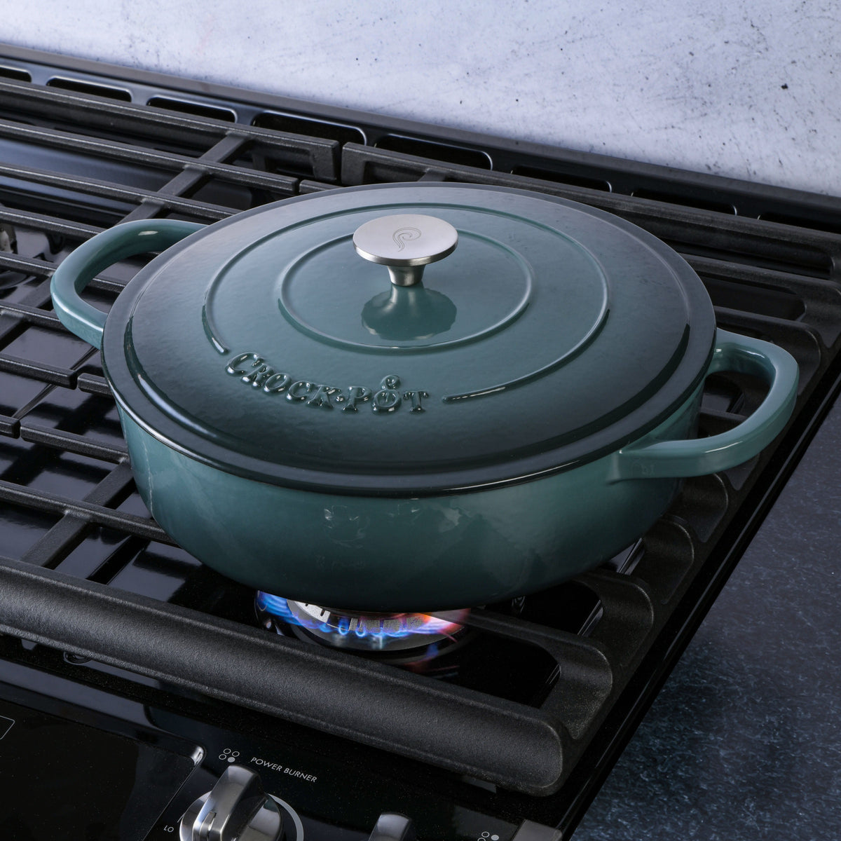 Crock Pot Artisan 5-Quart Enameled Cast Iron Braiser