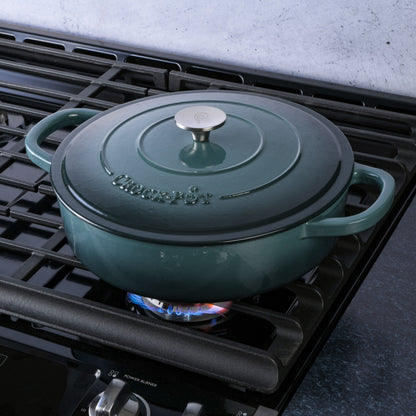 Crock Pot Artisan 5-Quart Enameled Cast Iron Braiser
