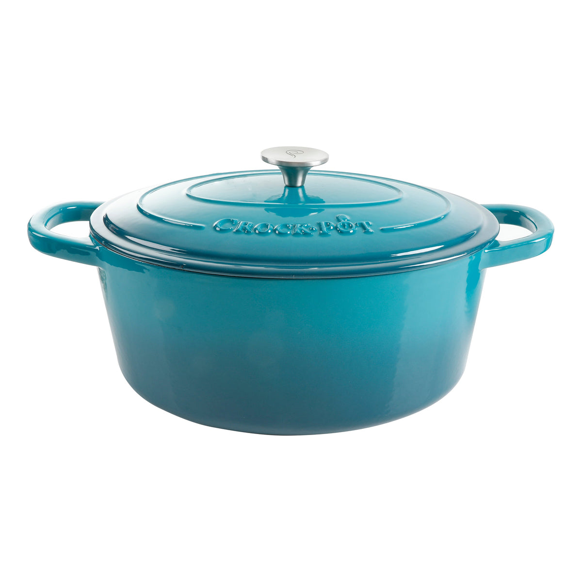Crock Pot Artisan 7-Quart Oval Enameled Cast Iron Dutch Oven