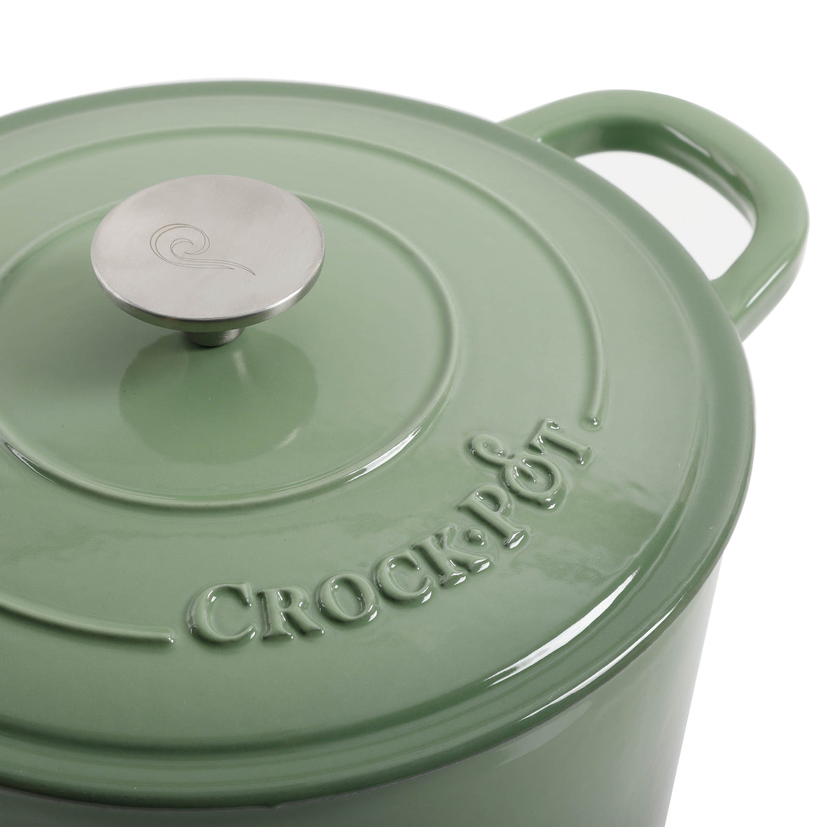 Crock Pot Artisan 5-Quart Enameled Cast Iron Dutch Oven