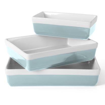 Martha Stewart 3-Piece Oven to Table Stoneware Baker Set