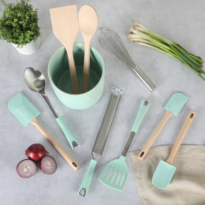 Martha Stewart 10-Piece Tools and Gadget Set w/ Ceramic Crock