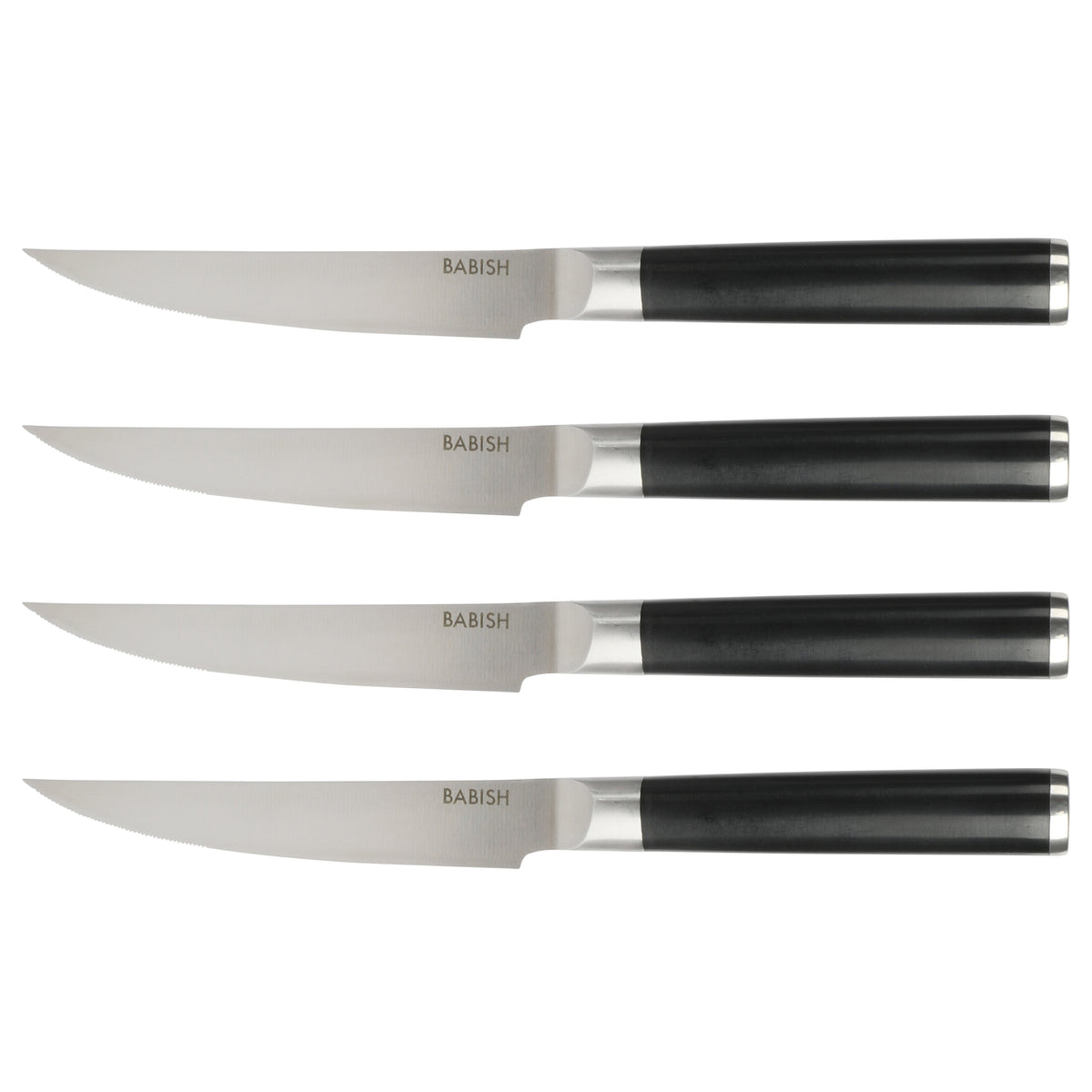 Babish High-Carbon 1.4116 German Steel 5" Steak Knife Set 4-Pack