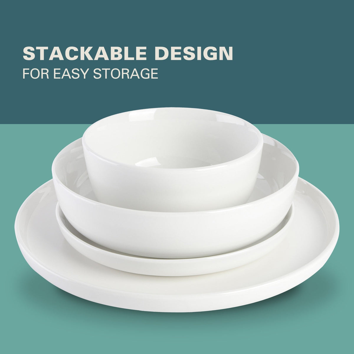 Gibson Home Oslo 16-Piece Porcelain Dinnerware Set