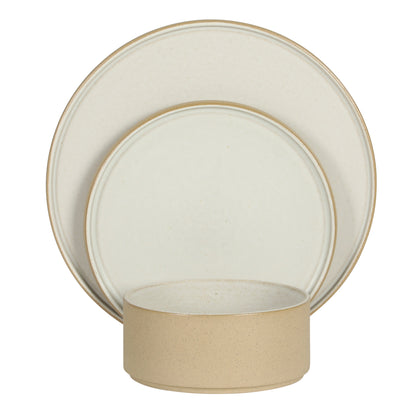 Gibson Elite Villa Amadora - Made in Portugal - 12 Piece Dinnerware Set for 4, Stoneware Plates and Bowls Sets,Dinner Plates, Salad Plates, Cereal Bowls