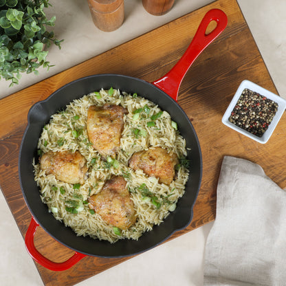 Crock-Pot Enamel Cast Iron Skillet