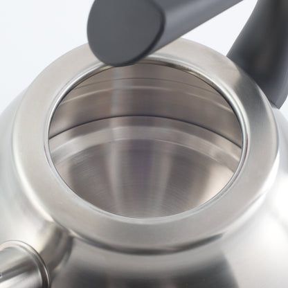 Kenmore Elite Costner 2.3-Quart Stainless Steel Tea Kettle w/ Encapsulated Base & Bakelite Handle