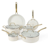 Linen w/ Gold Handle