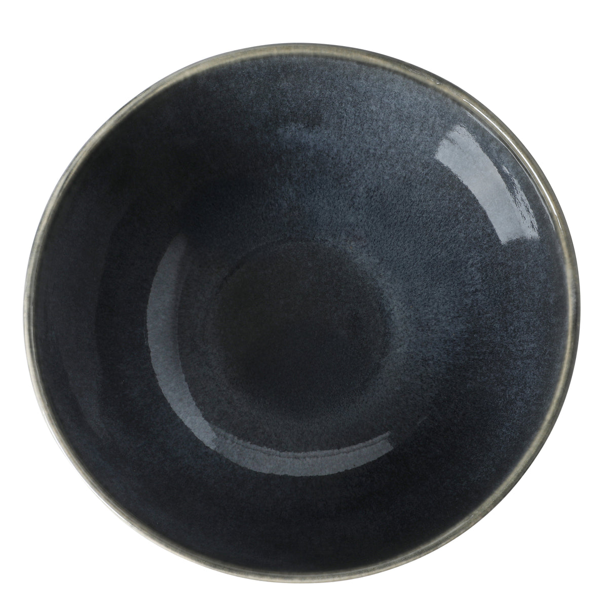 Gibson Elite Sandy Pines 4 Piece Nesting Bowl Set, 4”, 5.5”, 7” & 9” Round Stoneware Bowls, Reactive Glaze Finish, Mixing, Prep & Serving Bowls, Microwave & Dishwasher Safe