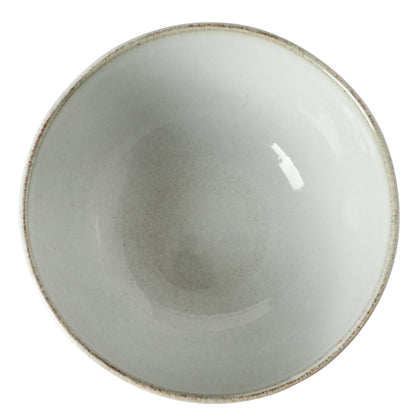 Gibson Elite Sandy Pines 4 Piece Nesting Bowl Set, 4”, 5.5”, 7” & 9” Round Stoneware Bowls, Reactive Glaze Finish, Mixing, Prep & Serving Bowls, Microwave & Dishwasher Safe
