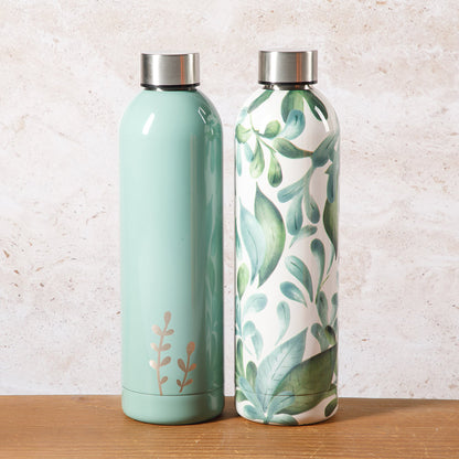 Bloomhouse Lush Forest  2 Pack 25 OZ Insulated Stianless Steel Water Bottle & Thermal