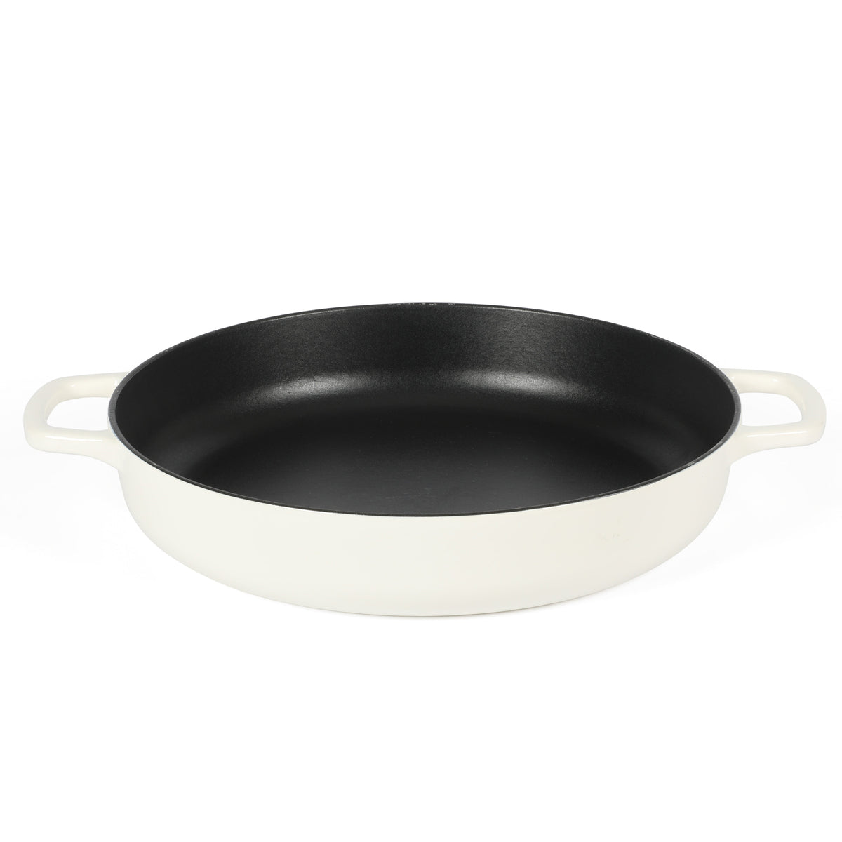 Sur La Table Kitchen Essentials 3.75-Quart Enameled Cast Iron All-In-One Multi-Purpose Non-Toxic Nonstick Braiser Pan w/ Borosilicate Glass Lid