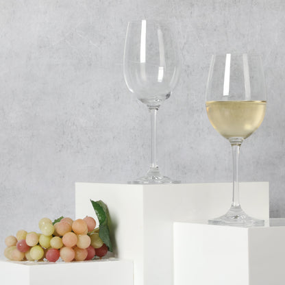 Martha Stewart Vivica 14-Ounce Stemmed White Wine Glass Set 4-Pack