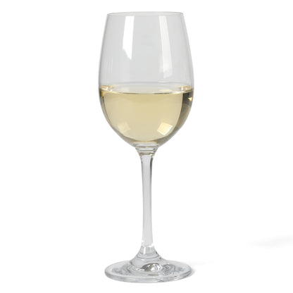 Martha Stewart Vivica 14-Ounce Stemmed White Wine Glass Set 4-Pack