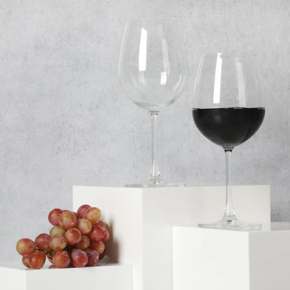 Martha Stewart Vivica 20-Ounce Stemmed Red Wine Glass Set 4-Pack