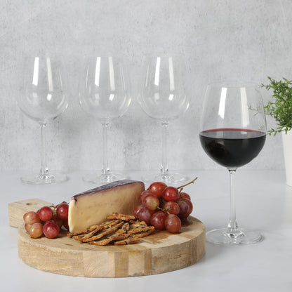 Martha Stewart Vivica 20-Ounce Stemmed Red Wine Glass Set 4-Pack