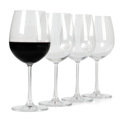Martha Stewart Vivica 20-Ounce Stemmed Red Wine Glass Set 4-Pack