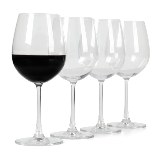 Martha Stewart Vivica 20-Ounce Stemmed Red Wine Glass Set 4-Pack