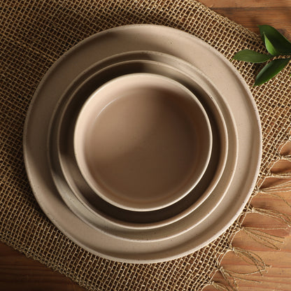 Gibson Elite Tatum Premium Porcelain Matte Reactive Glaze 16 Piece (Service for 4)  Plates and Bowls Stackable Dishes Ceramic Dinnerware Set