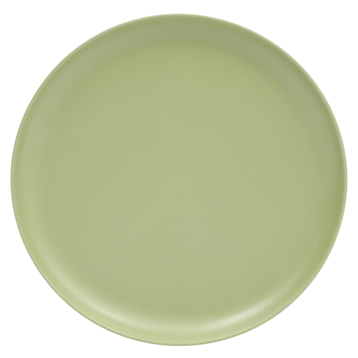 Gibson Home Fairhope 12 Piece Melamine Dinnerware Set - Matte Green