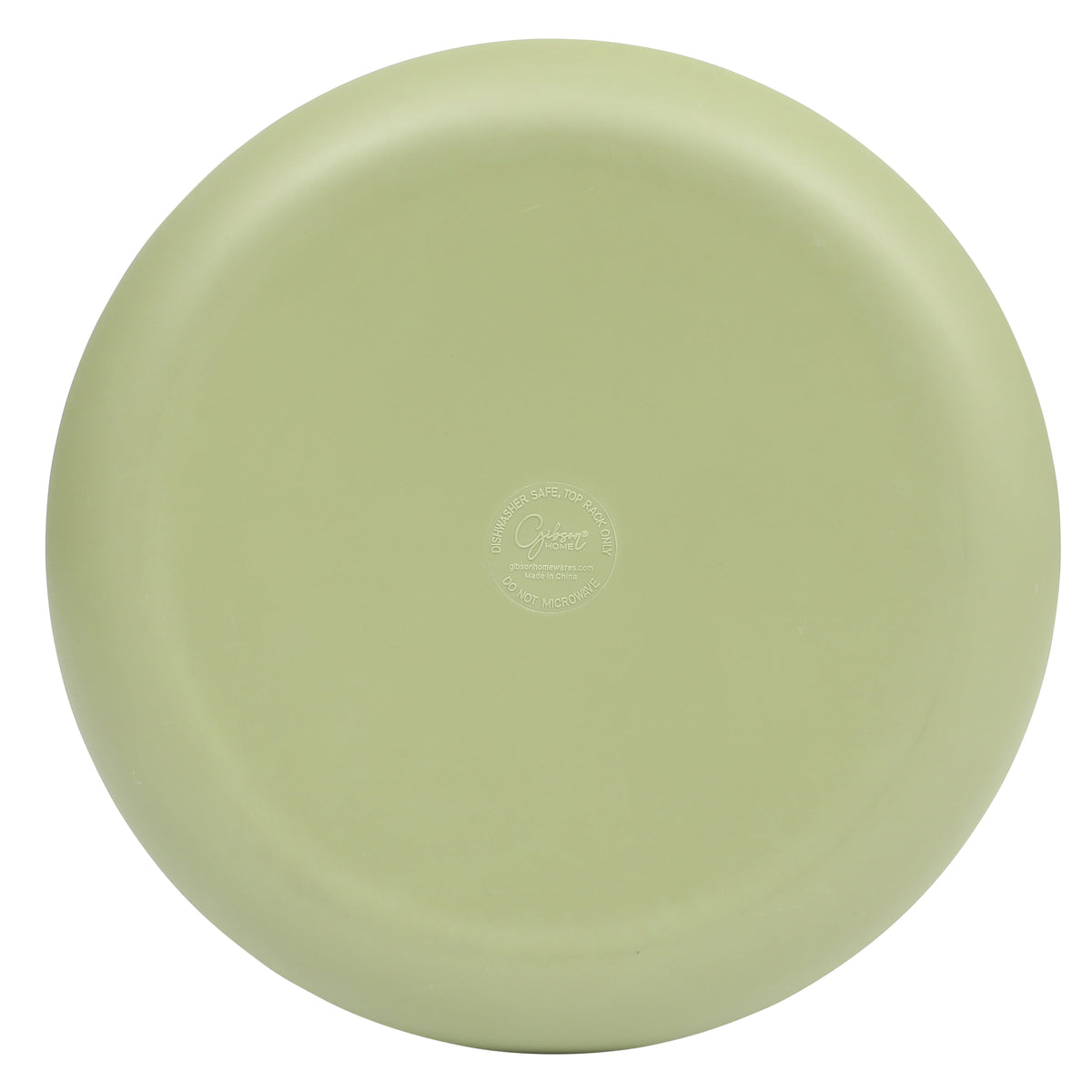Gibson Home Fairhope 12 Piece Melamine Dinnerware Set - Matte Green
