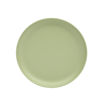Gibson Home Fairhope 12 Piece Melamine Dinnerware Set - Matte Green
