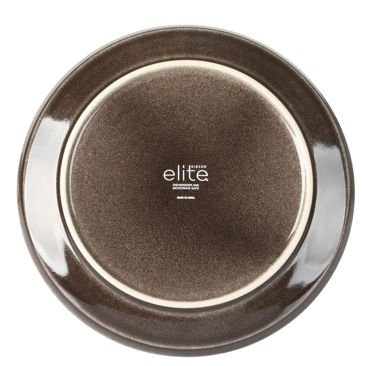 Gibson Elite Hailstone 16 Piece Stonewe Reactive Glaze (Service for 4) Ceramic Plates and Bowls Dinnerware Set