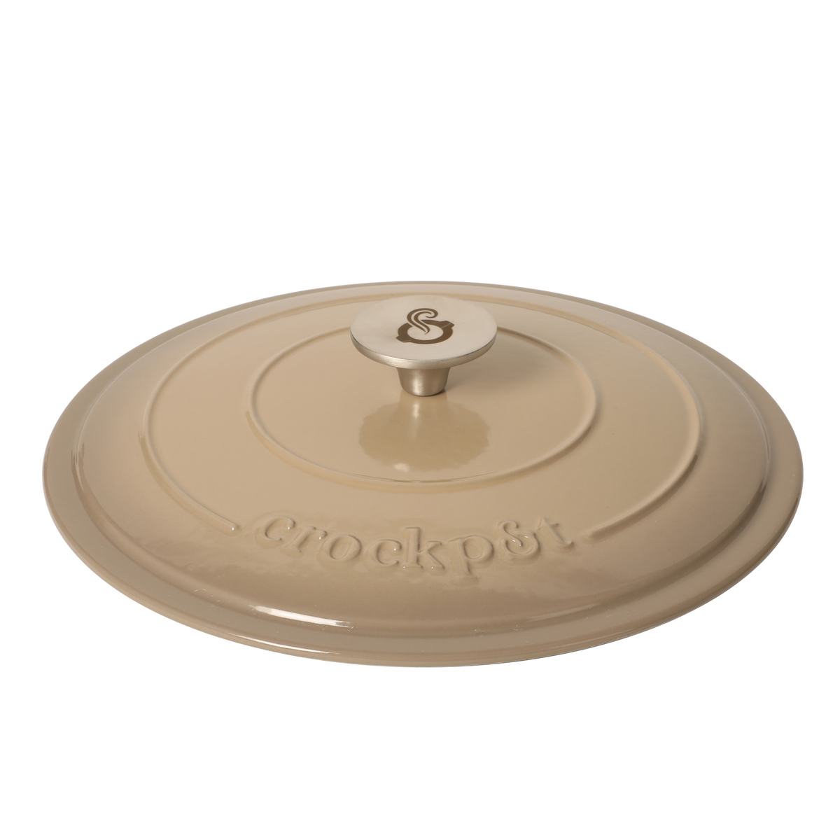 Crock Pot Artisan 5-Quart Round Cast Iron Dutch Oven Pot With Lid