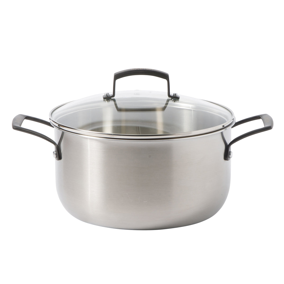 Babish 10-Piece Professional Tri-Ply Non-Toxic Pots and Pans Cookware Set – Durable, Even Heat Distribution