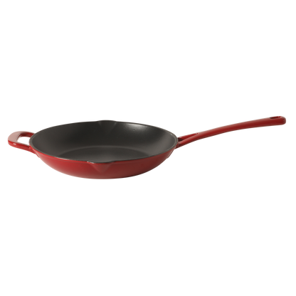 Martha Stewart Gatwick 12” Enameled Cast Iron Skillet, PFAS-Free, Rust Resistant, Oven Safe