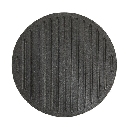 Gibson Home Cast Iron Grill Press, Pre-Seasoned Bacon & Burger Steak Weight for Panini, Griddle & Smash Patties, Heavy Duty, Indoor Outdoor Use