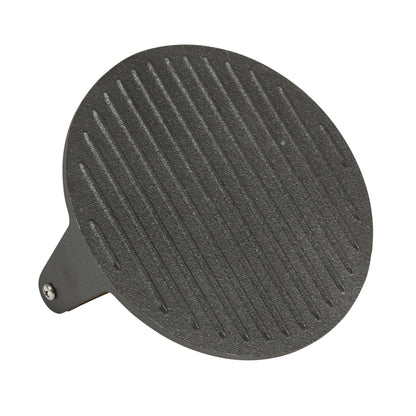 Gibson Home Cast Iron Grill Press, Pre-Seasoned Bacon & Burger Steak Weight for Panini, Griddle & Smash Patties, Heavy Duty, Indoor Outdoor Use