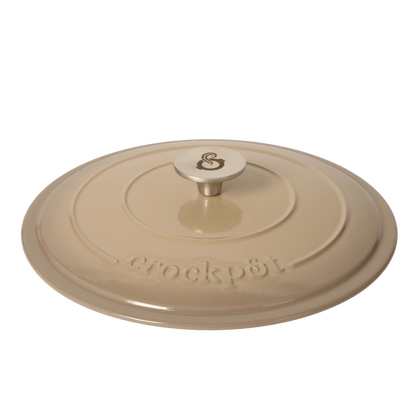 Crock Pot Artisan 7-Quart Round Cast Iron Dutch Oven Pot With Lid