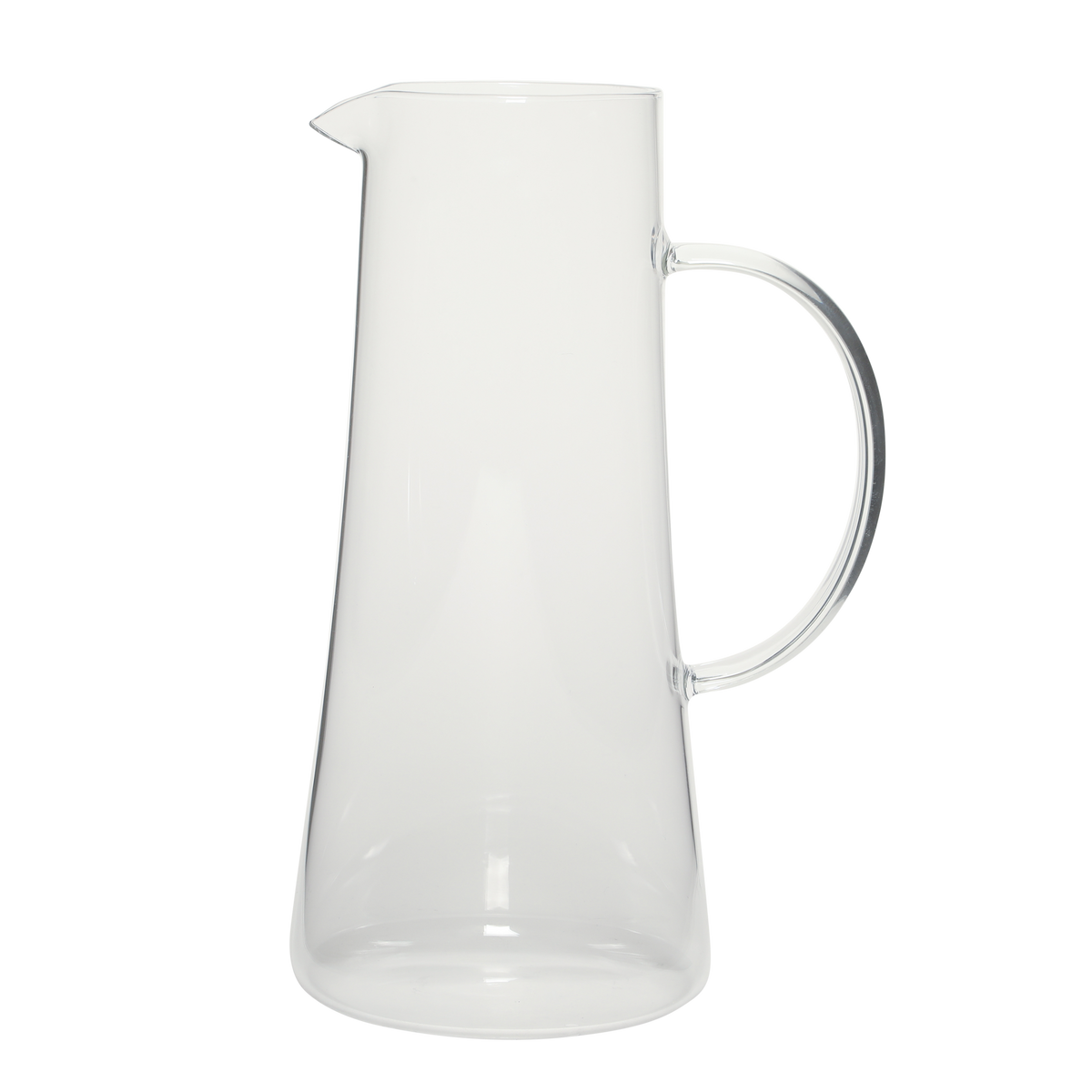 Gibson Home Boozy Brunch 7 Piece Glass Pitcher & Tumbler Set – 1.5L Pitcher with Six 13–14oz Tumblers, Everyday Beverage & Entertaining Drinkware Set, Dishwasher Safe