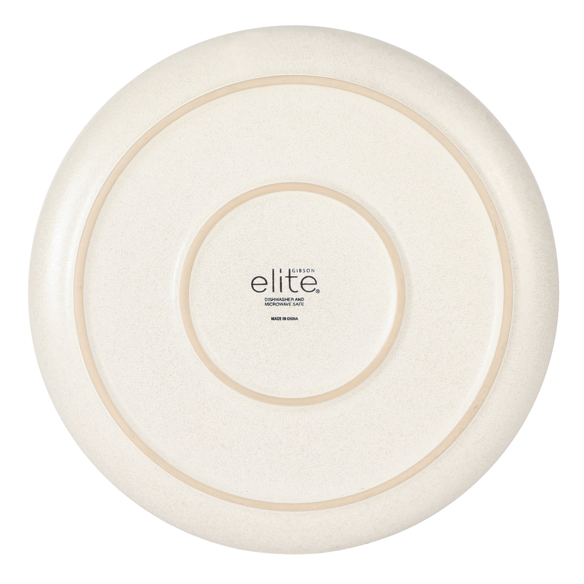 Gibson Elite Abbey Circle 12 Piece (Service for 4) Plates and Bowls Reactive Matte Glaze Dishes Stoneware Ceramic Dinnerware Set