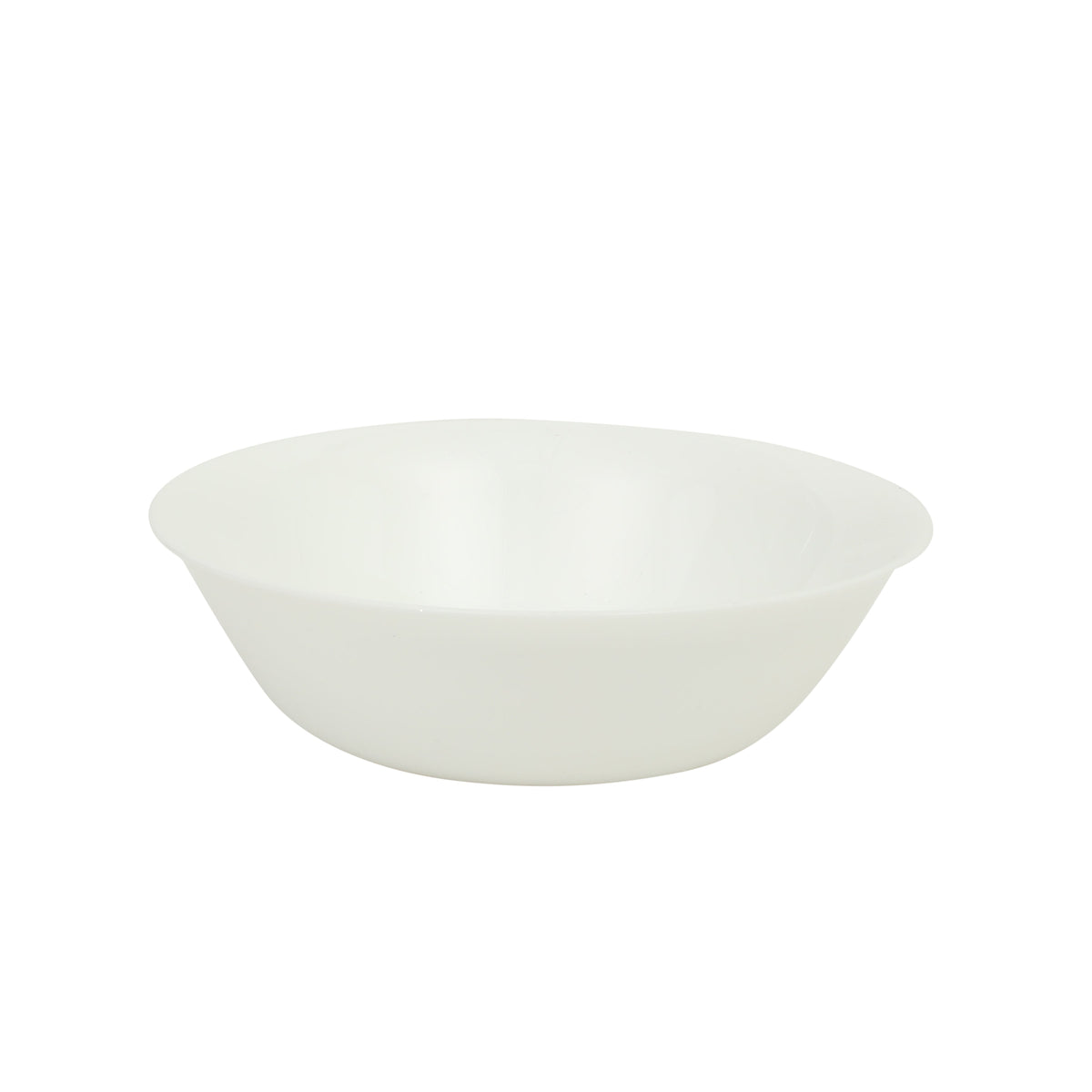 Gibson Home Vanilla Hills 12-Piece Opal Glass Dinnerware Set, Service for 4 – Includes 10" Dinner Plates, 8.5" Salad Plates & Bowls – Microwave Safe, Dishwasher Safe, Chip Resistant – White, Round