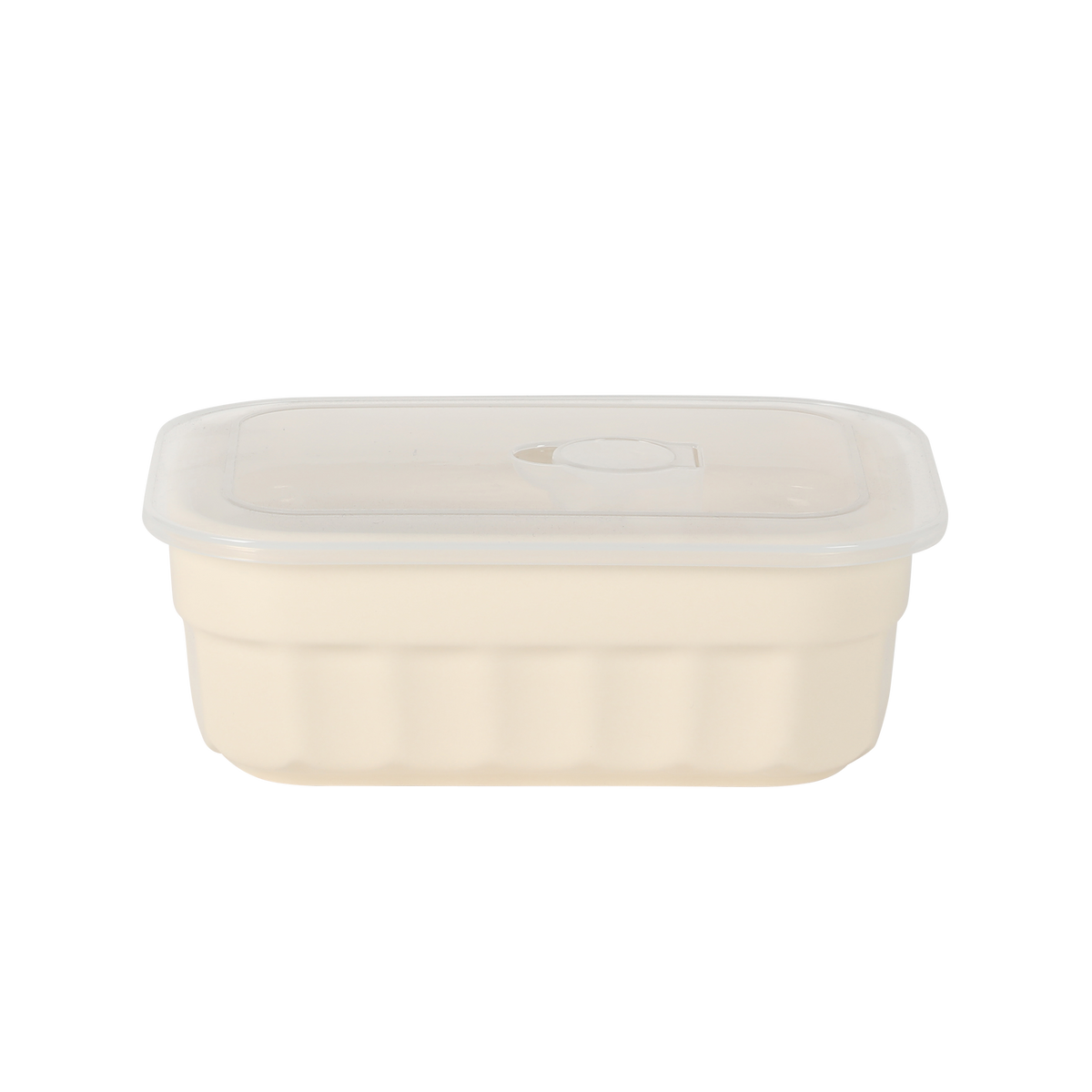 Martha Stewart Broadbrook 6 Piece Stoneware Meal Prep Container Set with Lids, Rectangular/Round Food Storage & Bakeware, Cream, Oven, Microwave & Dishwasher Safe