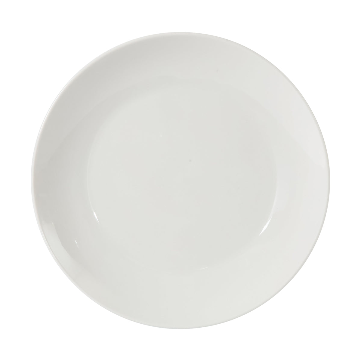 Gibson Home 17-Piece Porcelain Plates and Bowls Set W/Metal Rack - Plates, Bowls & Mugs Dinnerware Set for 4 - White