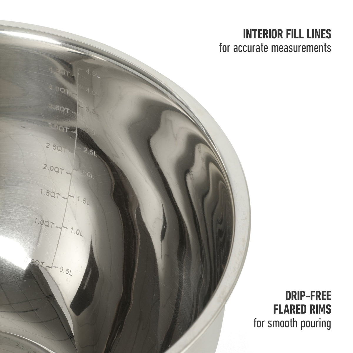 Calphalon Orbit 3 Piece Mixing Bowl Set W/ Glass Lids and Sillicone Nonslip Base