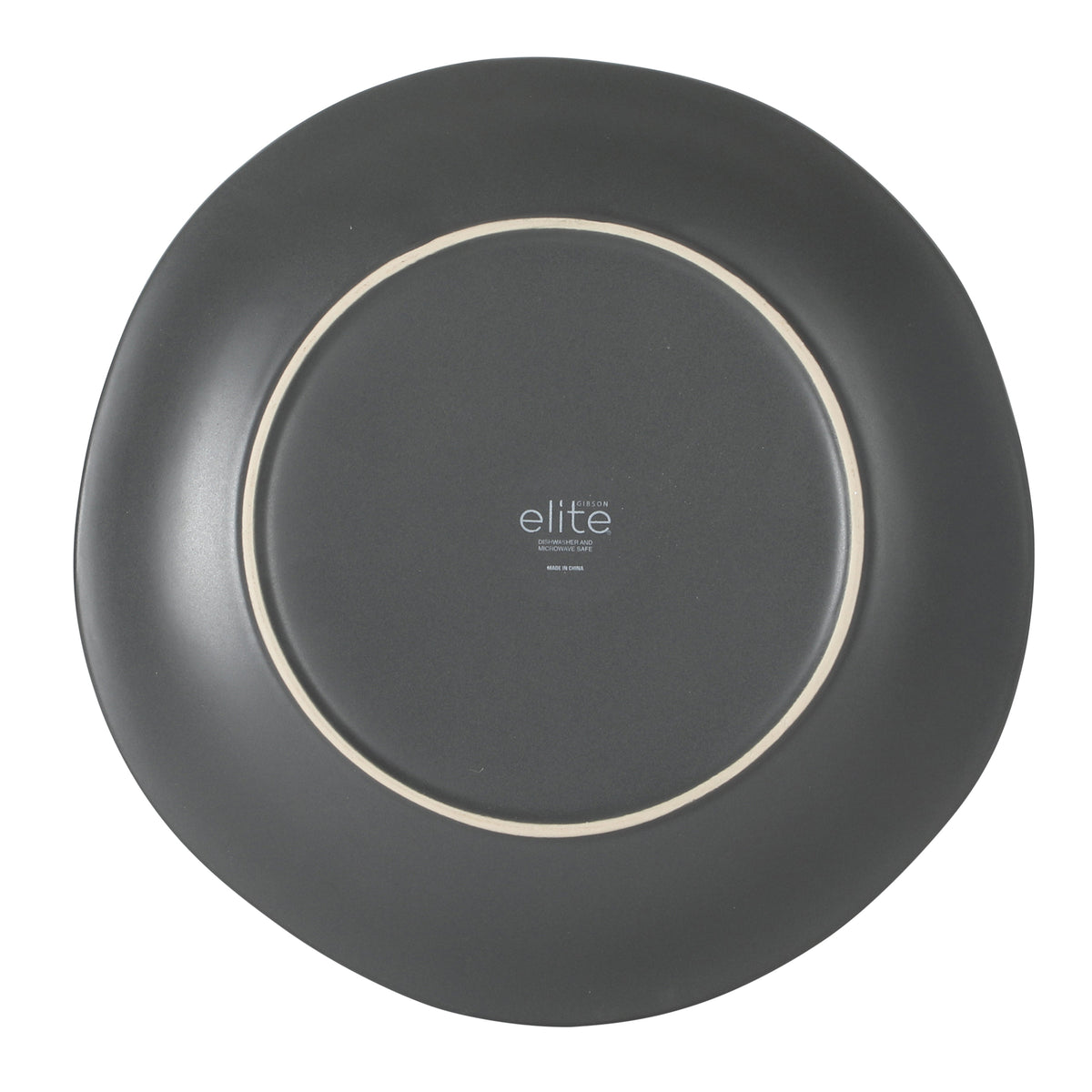 Gibson Elite Port Barton Plates and Bowls Sets, 12-Piece Stoneware Dinnerware Sets, Reactive Glaze Dish Set, Service for 4