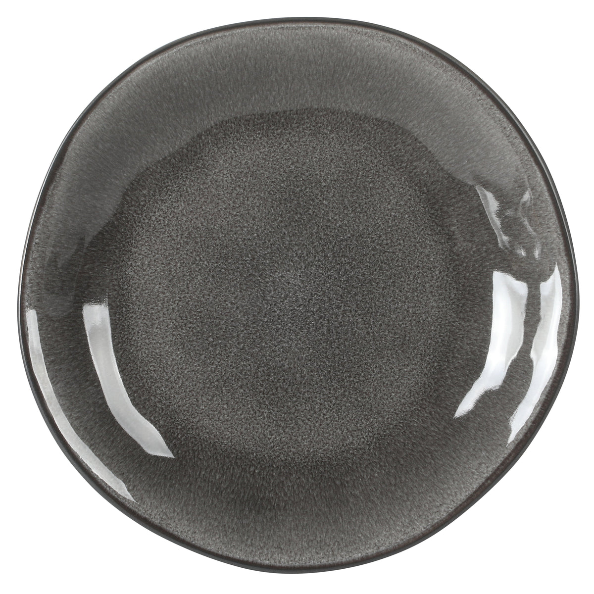 Gibson Elite Port Barton Plates and Bowls Sets, 12-Piece Stoneware Dinnerware Sets, Reactive Glaze Dish Set, Service for 4