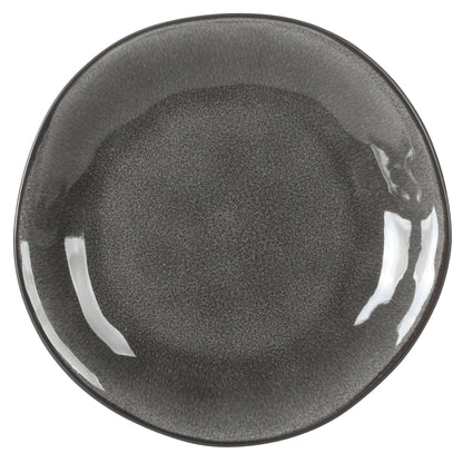Gibson Elite Port Barton Plates and Bowls Sets, 12-Piece Stoneware Dinnerware Sets, Reactive Glaze Dish Set, Service for 4