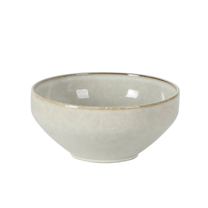 Gibson Elite White Sands Plates and Bowls Sets, 12-Piece Stoneware Dinnerware Sets, Reactive Glaze Dish Set, Service for 4