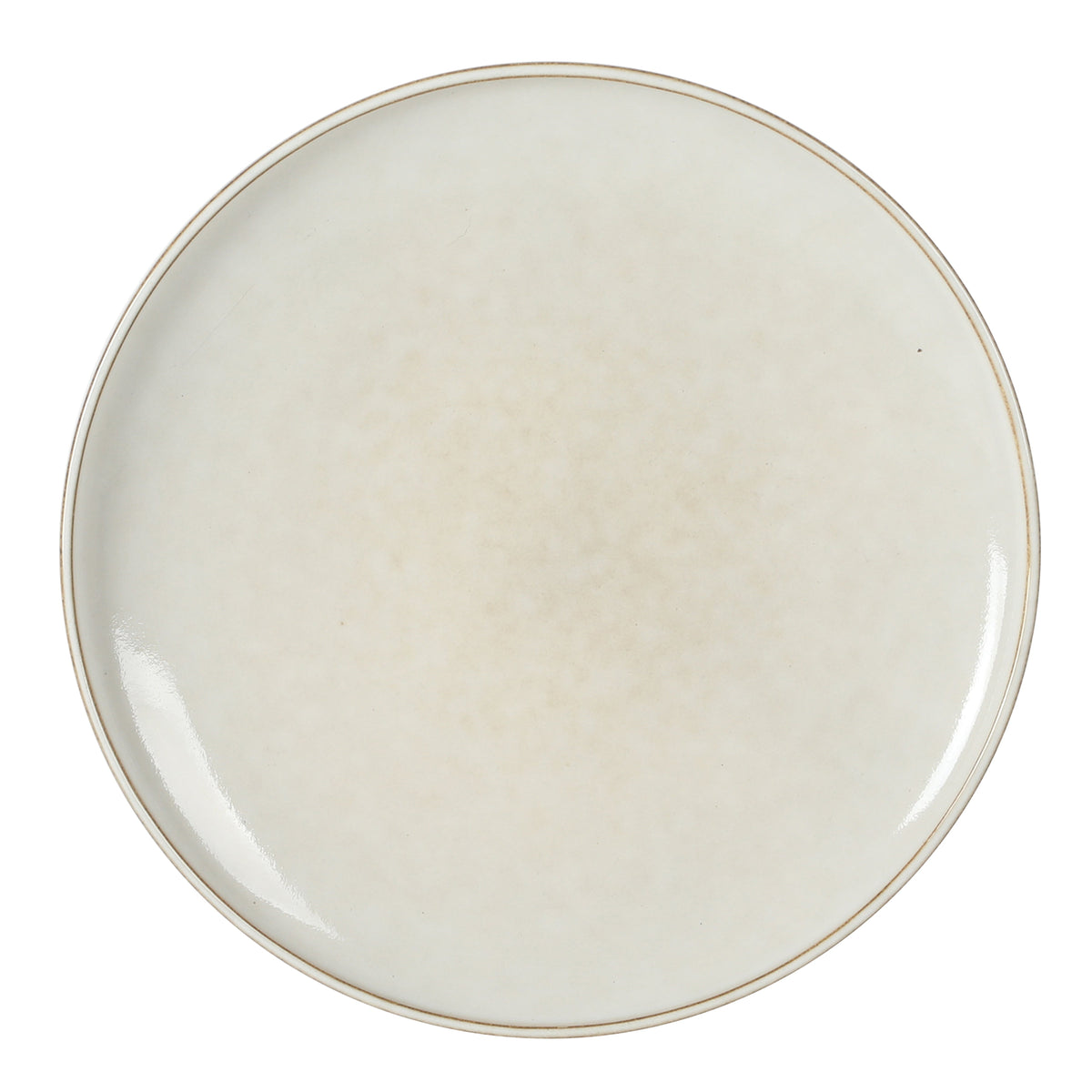 Gibson Elite White Sands Plates and Bowls Sets, 12-Piece Stoneware Dinnerware Sets, Reactive Glaze Dish Set, Service for 4