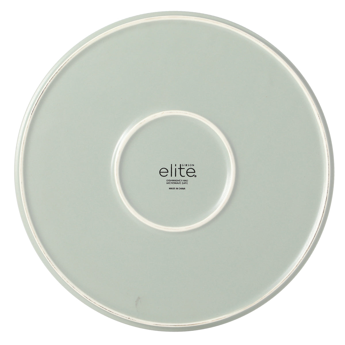 Gibson Elite Redrock Canyon 12-Piece New Bone China Dinnerware Set Service for 4, Reactive Glaze Plates and Bowls, Dishwasher Safe