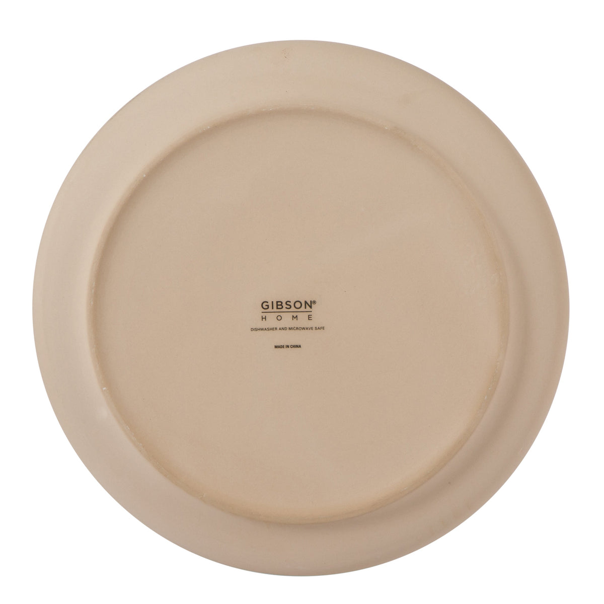 Gibson Home Plates and Bowls Set, 12 Piece Stoneware Dinnerware Set for 4, Matte Two-Tone Glaze, Dishwasher & Microwave Safe, Green