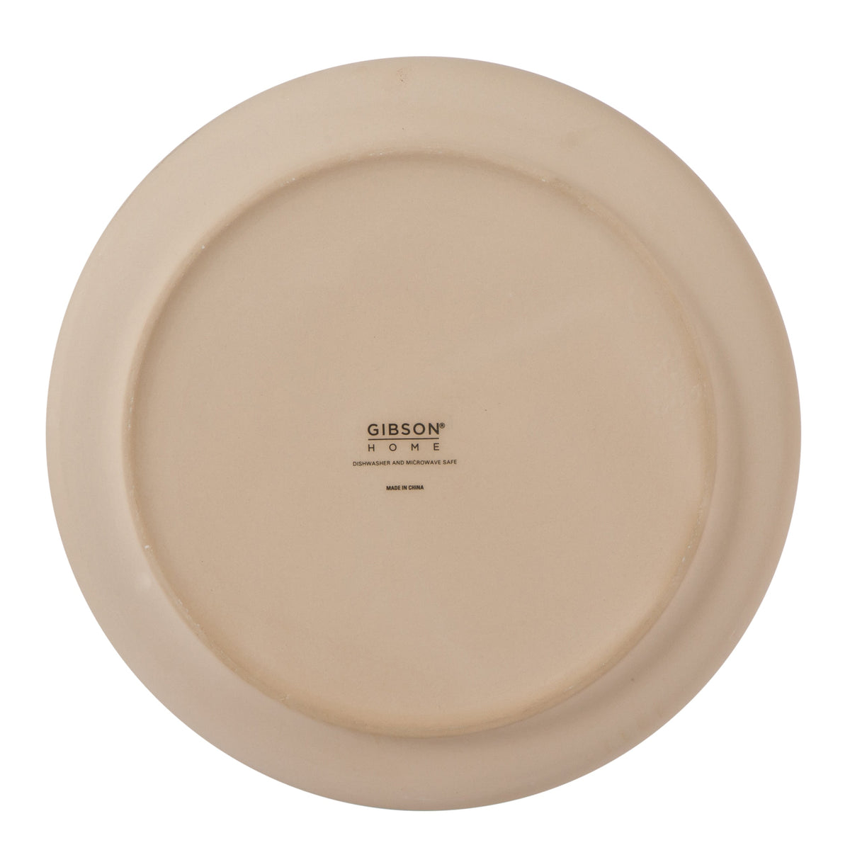 Gibson Home Plates and Bowls Set, 12 Piece Stoneware Dinnerware Set for 4, Matte Two-Tone Glaze, Dishwasher & Microwave Safe, Green