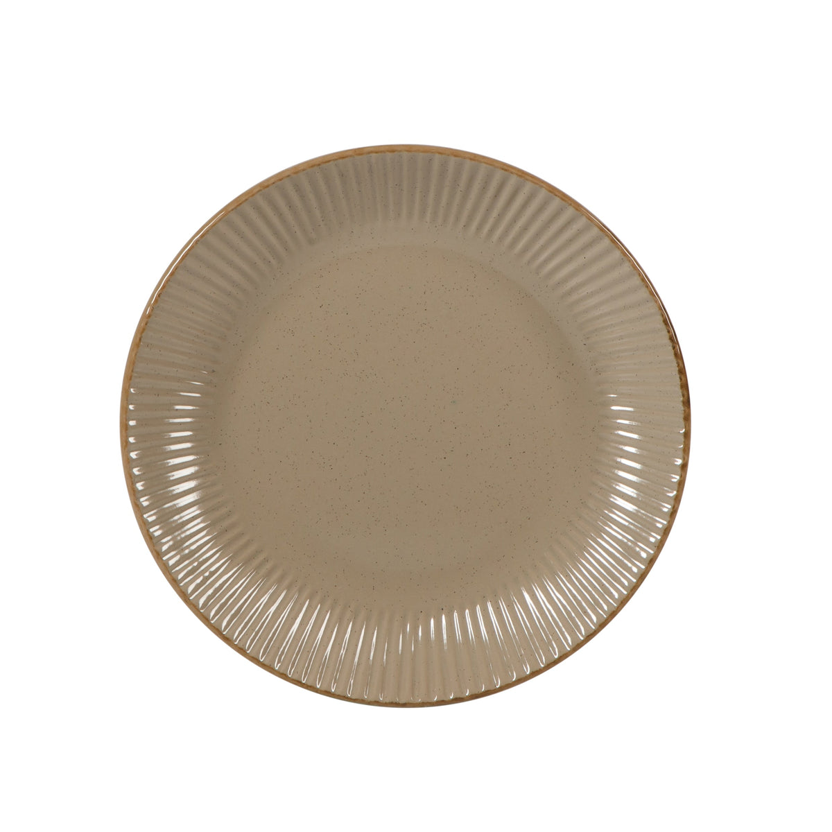 Gibson Home Plates and Bowls Set, 12 Piece Stoneware Dinnerware Set for 4, Ribbed Reactive Glaze, Dishwasher & Microwave Safe