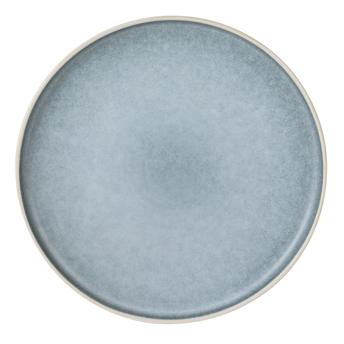 Gibson Elite Coastal Forest Plates and Bowls Sets, 12-Piece Stoneware Dinnerware Sets, Triple Reactive Glaze Dish Set - Grey and Cream White