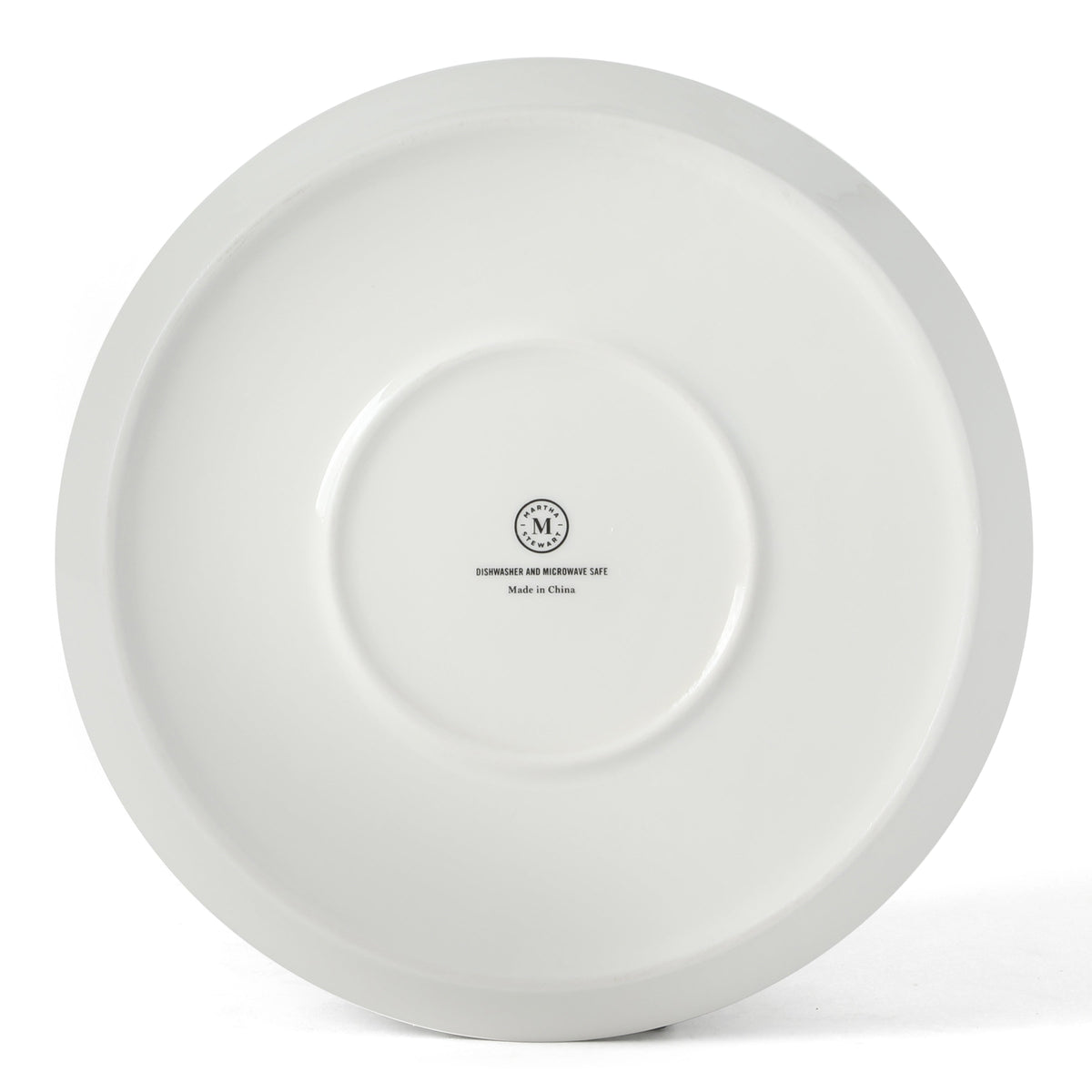 Martha Stewart Plates and Bowls Sets, 30-Piece Porcelain Dinnerware Set for 6, Dinner Plates, Dessert Plates, Pasta Bowls, Cereal & Fruit Bowls